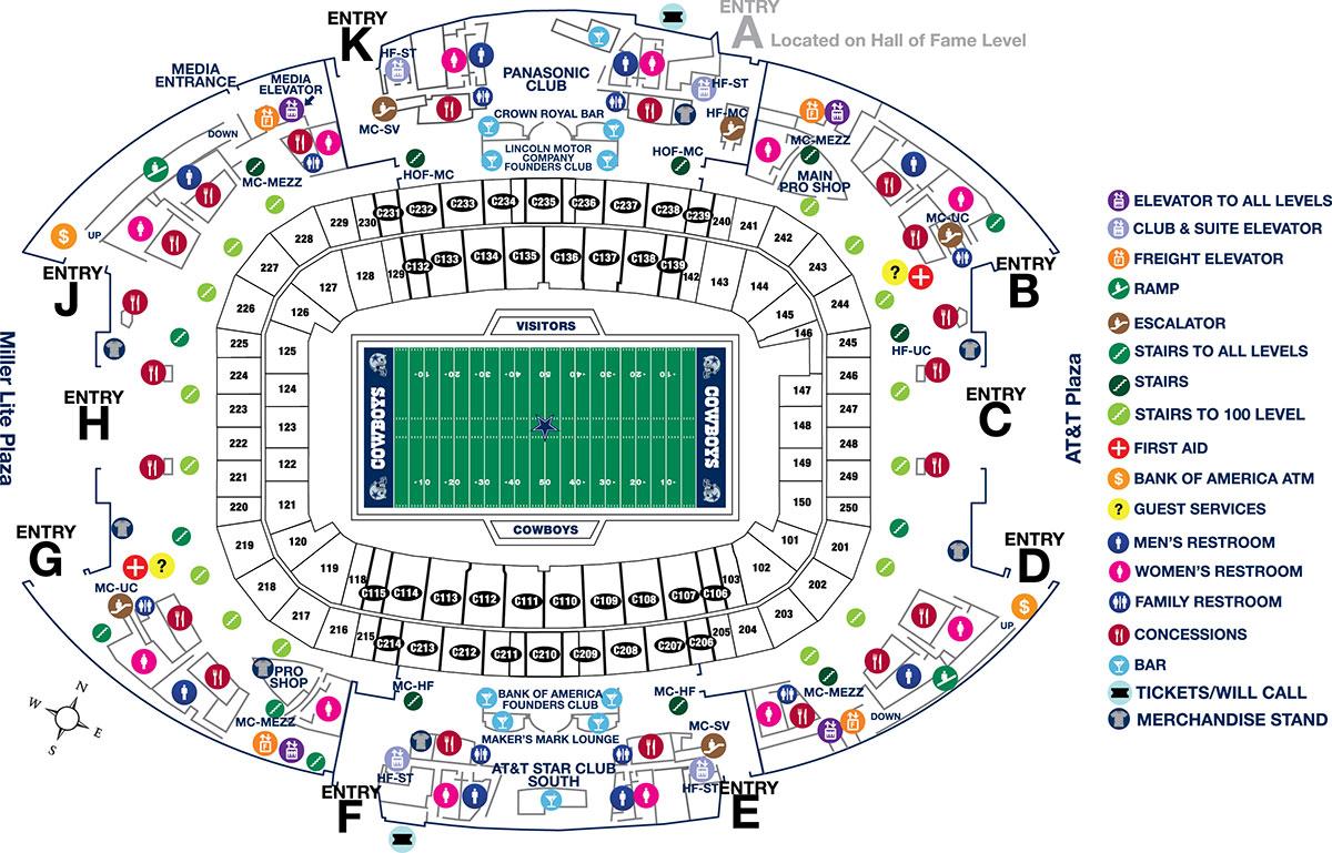 At Tスタジアム地図 地図at Tスタジアム テキサス アメリカ