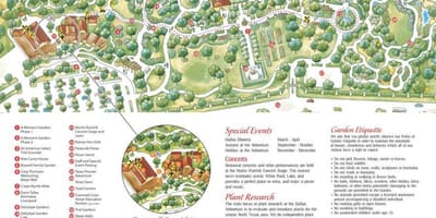 地図のダラスアーボリータムアットグレート
