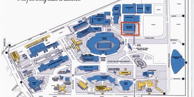 ダラス世界水族館の地図