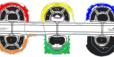 DFW空港ターミナルc地図
