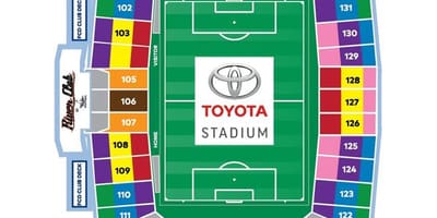 地図の豊田スタジアムダラス